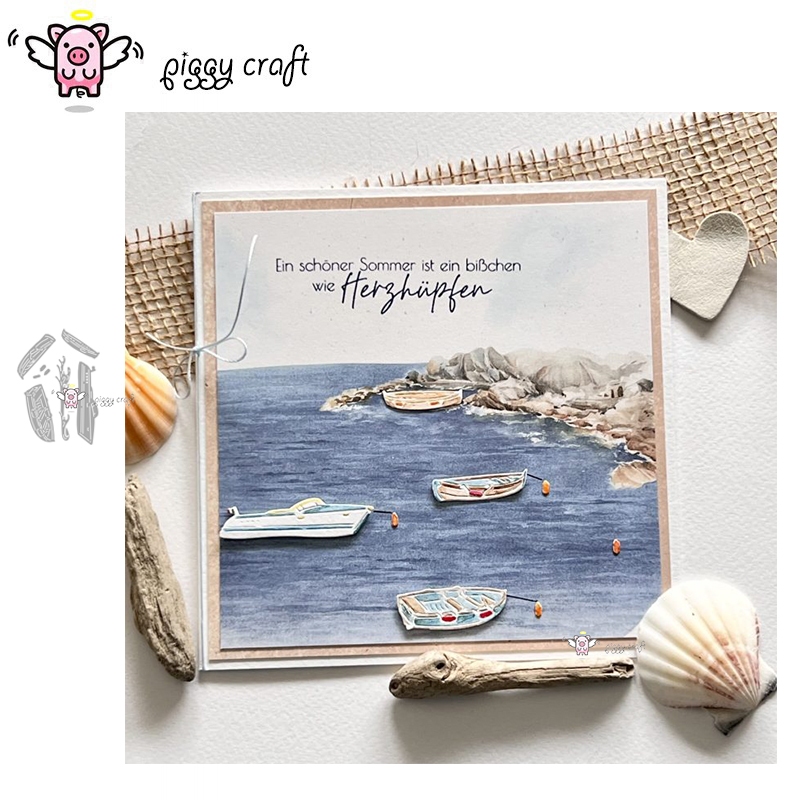 Fishing Boat Trailer - Troqueles de corte de metal Piggy